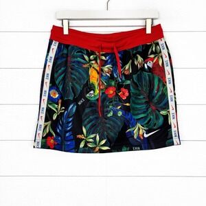 Nike Hyper Femme Skirt Tropical Parrot Macaw Bird Print Red Medium